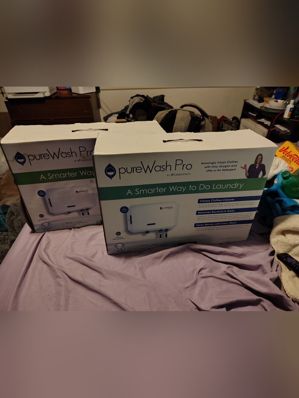 2 Greentech Environmental PureWash Pro X2, a detergent-less laundry systems!!